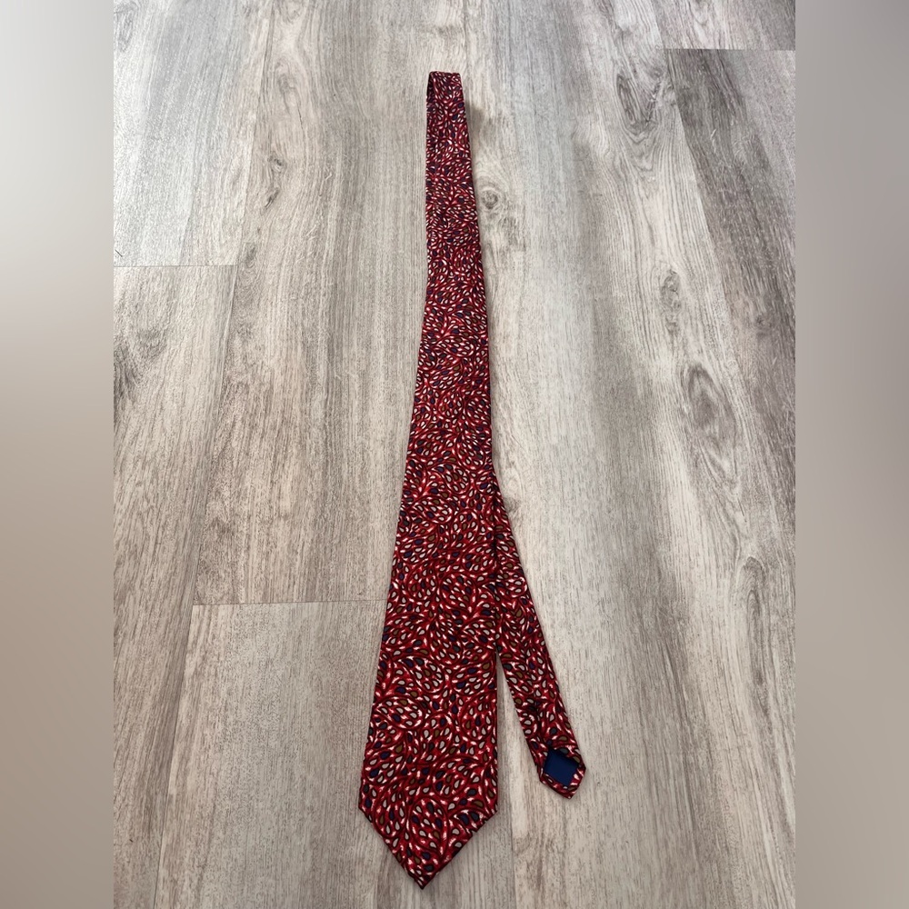 VTG Perry Ellis Portfolio Italian Silk Tie men’s necktie - Picture 4 of 4